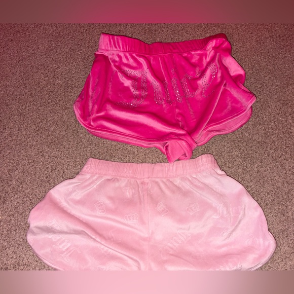 Juicy Couture Velour Shorts - Picture 2 of 3